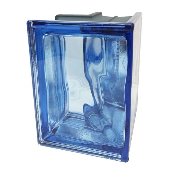 Blue Corner 90° Wavy Metallised