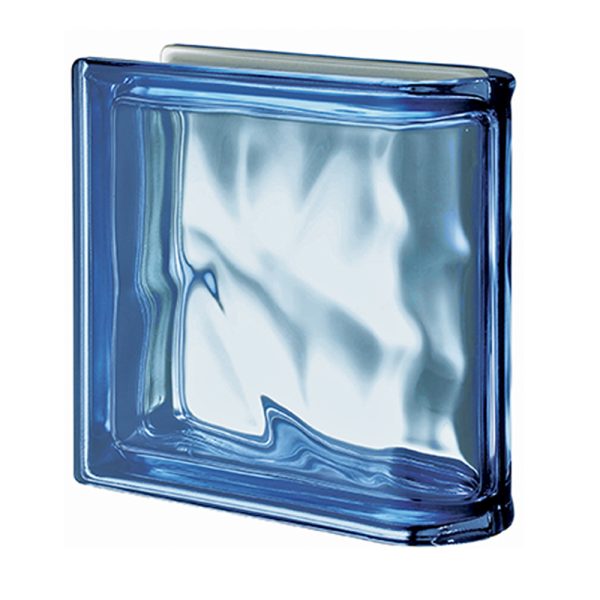 Blue Linear Terminal Wavy Metallised